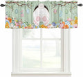 Easter Curtain Valances for Windows, Kitchen Valance Window Treatment, Spring by Unknown