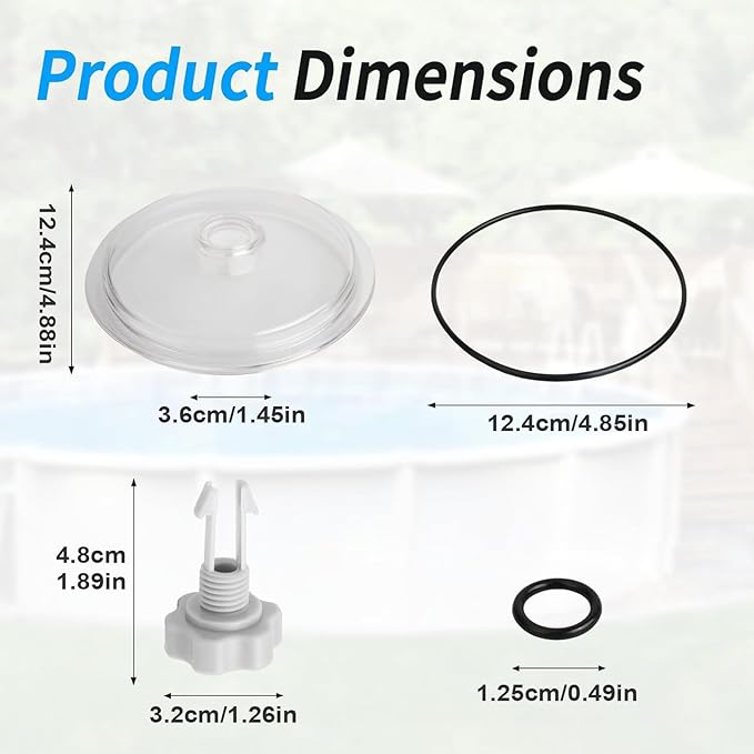 Pool Leaf Trap Cover Lid – Sand Filter Replacement Kit | Leaf Catcher - Image 6