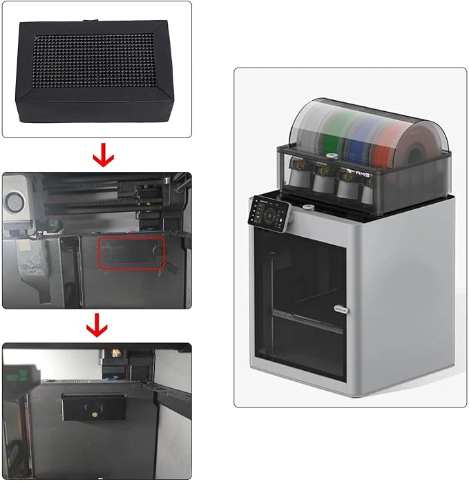 5Pcs Replacement Carbon Filters Activated Charcoal Block Parts Replaceable High - Image 4