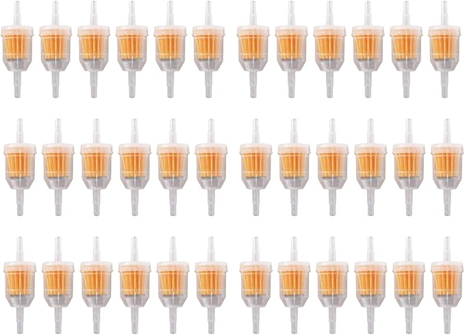 36 Pack Gas Inline Fuel Filter 1/4 x 5/16 Replacement by waltyotur