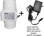 3 Inch Duct Fan Variable Inline Exhaust Blower 12V Extractor Fan 47Cfm Powerful - Image 4