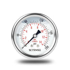 2-1/2" Dial Size, 0-200 Psi Pressure Gauge, Glycerin Liquid Filled, 1/4" NPT by SCTSNSR