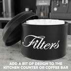 Black Basket Coffee Filter Holder - Image 6