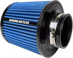 Universal 3" 76mm High-Flow Air Filter, Reusable Cone Cold Air Intake, High - Image 4