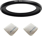 72mm Lens to 55mm Camera Lens Adapter 72mm to 55mm Step Down Ring Adapter Ring by SKYZHENG