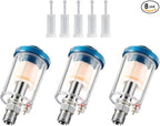 3 Pcs Mini in-Line Air Filter Water Oil Separator by YXCCSE