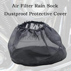 2 Pcs Motorcycle Waterproof Air Filter Rain Sock Dustproof Protective Cover Air - Image 2