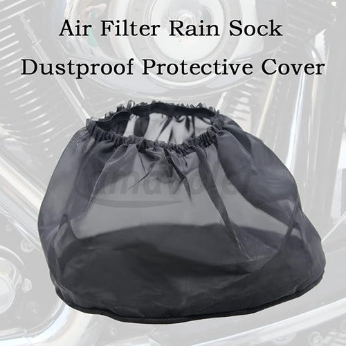 2 Pcs Motorcycle Waterproof Air Filter Rain Sock Dustproof Protective Cover Air - Image 2