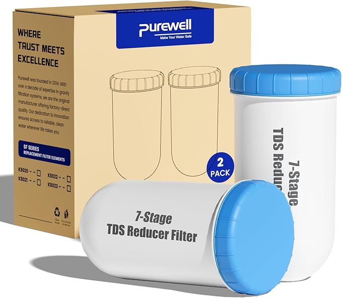 Purewell 0 TDS 7-Stage Water Filter Replacement by Purewell