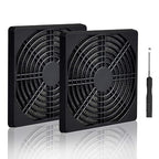 ELUTENG 120mm Fan Filter 2 Pack IP40 Dustproof Blower Guard ABS Computer by ELUTENG