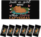 6 Pcs Fluorescent Light Covers for Ceiling Lights Cute Capybara Gifts Hearts by Unknown