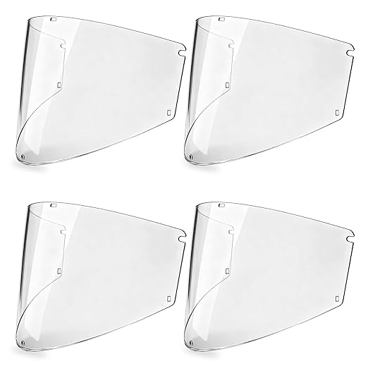 4 Pcs Face Shield Replacement Window Compatible by Unknown