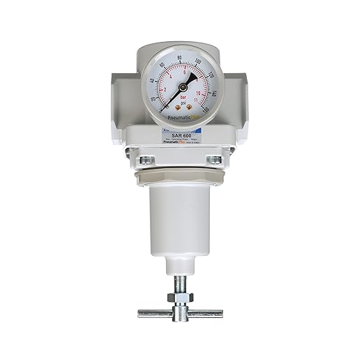 PneumaticPlus SAR Series T-Handle Compressed Air Pressure Regulator - Image 2