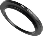 43-52mm Metal Step-Up Ring Adapter Compatible by Unknown