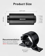 EVIL ENERGY Inline Fuel Filter 10 Micron - Image 2