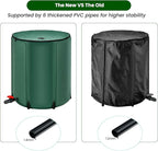 Goplus 53 Gallon Collapsible Rain Barrel, Portable Rain Barrels to Collect - Image 6