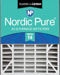 Nordic Pure 20x25x5 Air Bear AC Filter Replacement MERV 14 Plus Carbon 1 Pack by NordicPure