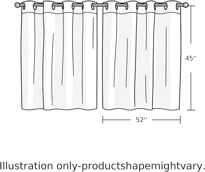 2 Panel Kitchen Cafe Curtains, Desert Sand Camel Sunlight Filtering Nature Air - Image 9