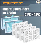 POWERTEC Inner & Outer Air Filter Set by POWERTEC