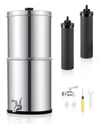 CO-Z Gravity-Fed Water Filter System, 2.25 Gallons Countertop Water Filtration by CO-Z