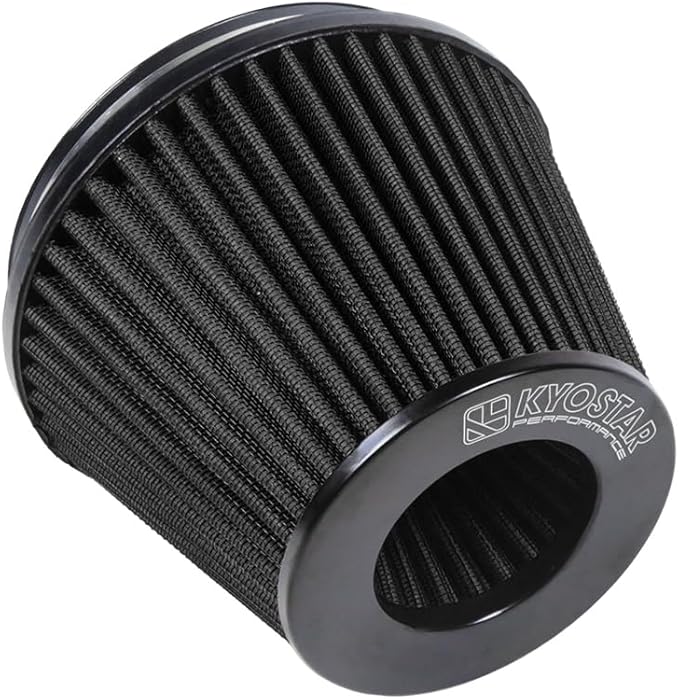 KYOSTAR Universal 6" High-Flow Air Filter, Reusable Cone Cold Air Intake - Image 7