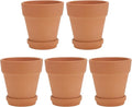 Veemoon 5pcs Red Clay Succulent Flower Pots by Veemoon
