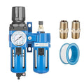 NANPU 3/4" NPT Compressed Air Filter Regulator Lubricator Combo, Water/Oil Trap by NANPU