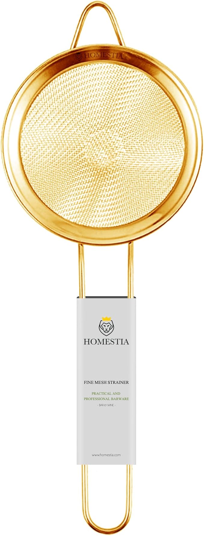 Homestia Fine Mesh Strainer for Kitchen, 304 Stainless Steel Sieve Sifters - Image 8