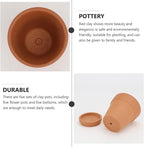 Veemoon 5pcs Red Clay Succulent Flower Pots - Image 3