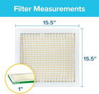 Filtrete 15.5x15.5x1 AC Furnace Air Filter, MPR 700, MERV 8, Tough on Pollen - Image 2