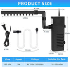 Submersible Internal Aquarium Filter Multiple Function Powerful Pump Fish Tank - Image 2