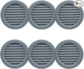 VENTS-US - 4" Round Plastic Vent Cover in Slate Grey - Compatible with a 4 Inch by VENTS-US