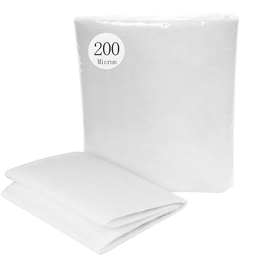 Pawfly 200 Micron Fine Aquarium Polishing Filter Pad, High Density Filter Media by Pawfly