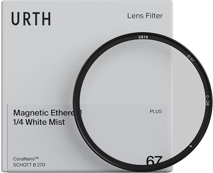 Urth 55mm Magnetic Ethereal White Mist ¼ Diffusion Lens Filter — Cinematic by Urth