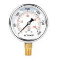 2-1/2" Dial Size, 0-3000 Psi Pressure Gauge, Glycerin Liquid Filled, 1/4" NPT by SCTSNSR