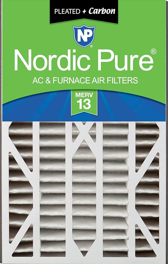 Nordic Pure 16x25x3 MERV 13 Plus Carbon Trion Air Bear Cub Replacement Air by NordicPure