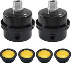 2 Pcs Air Compressor Silencer, 3/8 Inch Thread Intake Filter Muffler, 16 mm Air - Image 2