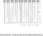 2 Panel Kitchen Cafe Curtains, Desert Landscape Sunlight Filtering Nature Air - Image 9