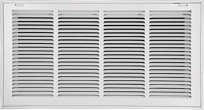 24"W x 12"H Steel Return Air Filter Grille by Howeall
