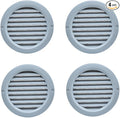VENTS-US - 4" Round Light Grey Plastic Vent Cover by VENTS-US