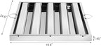 New Star Foodservice 533166 Stainless Steel Hood Filter 20" W x 25" H - Image 2