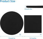 4 Pack Charcoal Filters for Compost Bucket, 6.7inch & 5inch Compost Filters for - Image 2