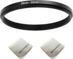 58mm Lens to 55mm Camera Lens Adapter 58mm to 55mm Step Down Ring Adapter Ring by SKYZHENG
