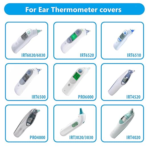 500X Ear Thermometer Probe Covers Lens Filters Refill Caps - Image 7