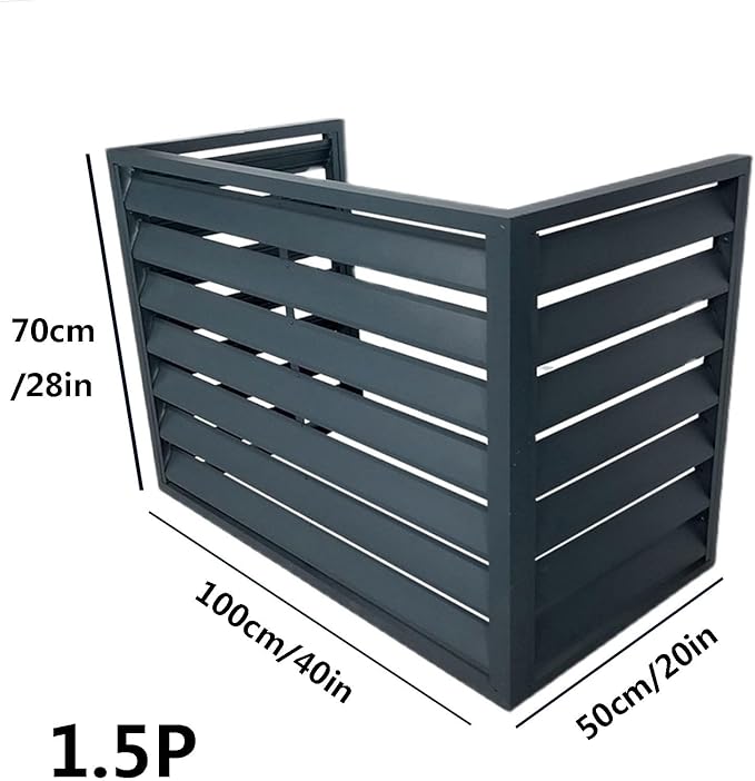 Pool pump covers for outside units, outdoor garbage can enclosures, aluminum - Image 2