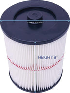 Filter Bros 17816 Red Stripe Replacement Fits Craftsman Shop Vacuums 5 Gal Plus - Image 2