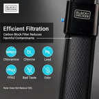 BLACK+DECKER Undersink Water Filter 10’’ | Reduces CHLORAMINE, Bad Taste - Image 3