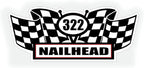 2X Engine Window Air Cleaner Sticker Decal, 322 Nailhead - Image 2