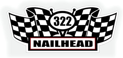 2X Engine Window Air Cleaner Sticker Decal, 322 Nailhead - Image 2