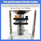 10L Vacuum Buchner Funnel Filtering Kit Glass Vacuum Suction Filter - Image 8